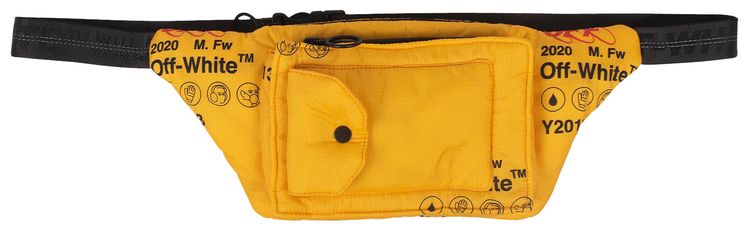 Off White Industrial Fannypack Yellow