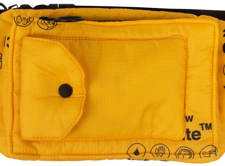 Off White Industrial Fannypack Yellow
