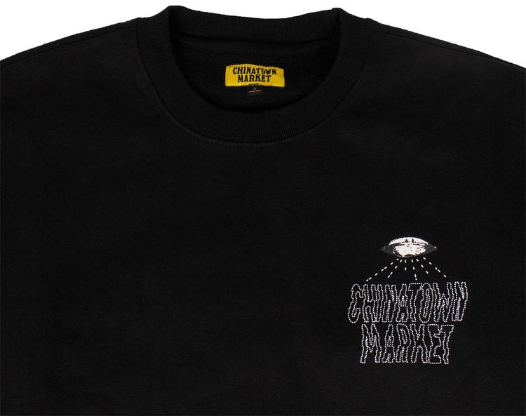 Chinatown Market Ufo Sweatshirt Black