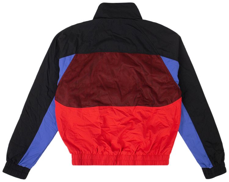 Aime Leon Dore Multi Mixed Media Jacket Red