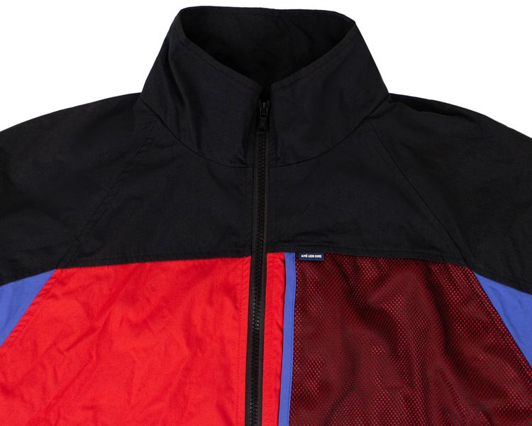 Aime Leon Dore Multi Mixed Media Jacket Red