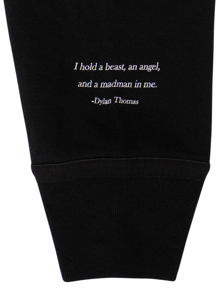 Undercover Rose Pullover Hoodie Black