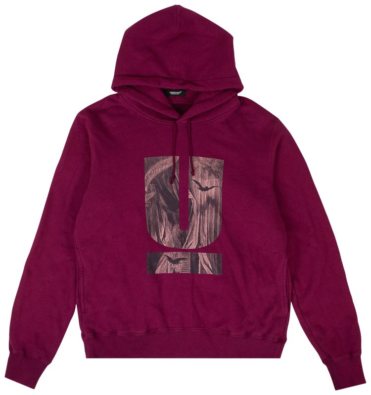 Undercover U Raven Hoodie RedPurple