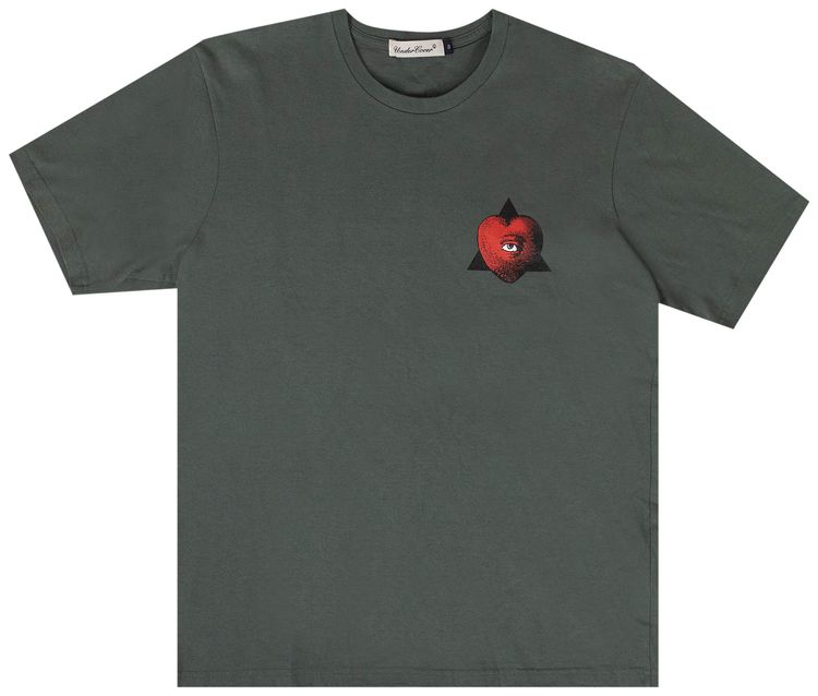 Undercover Heart Tee Moss Green