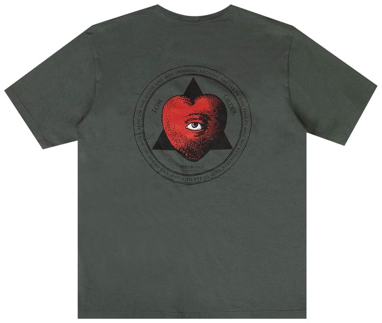 Undercover Heart Tee Moss Green