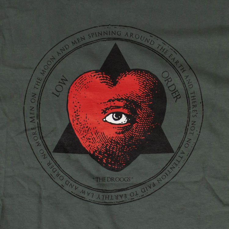 Undercover Heart Tee Moss Green