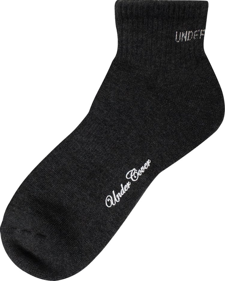 Undercover Logo Socks 'Charcoal'