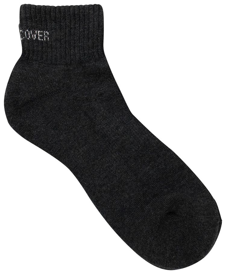 Undercover Logo Socks Charcoal