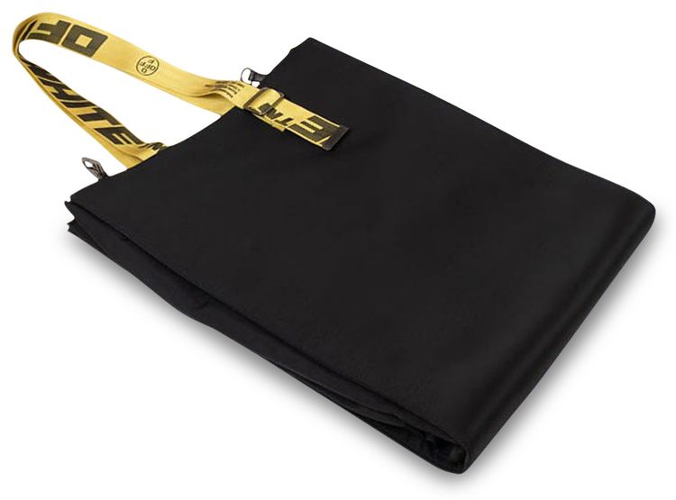 Off White Industrial Straps Tote Black