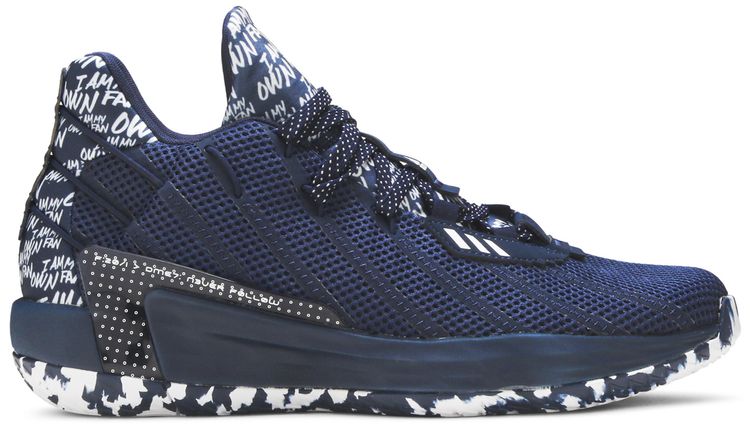 Adidas Dame 7 I Am My Own Fan   Collegiate Navy