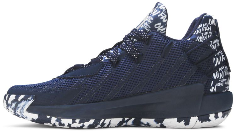 Adidas Dame 7 I Am My Own Fan   Collegiate Navy