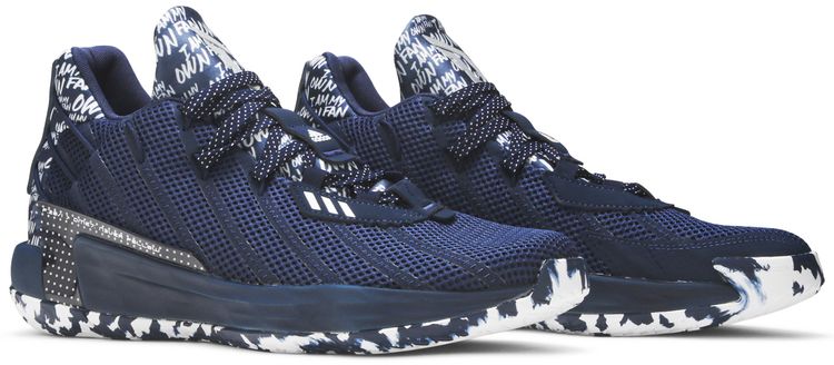 Adidas Dame 7 I Am My Own Fan   Collegiate Navy