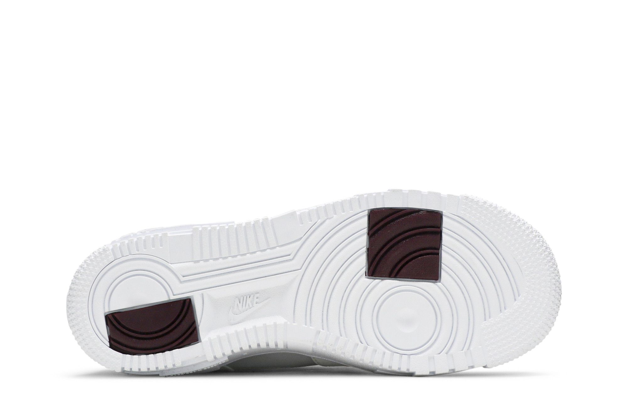 Nike af1 pixel white gold chain best sale