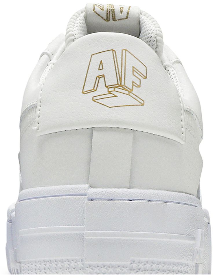 Nike Wmns Air Force 1 Pixel White Gold Chain