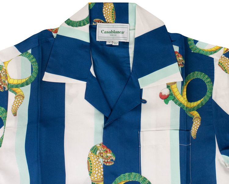 Casablanca Rubis Et Emeraudes Button Down Shirt Multicolor