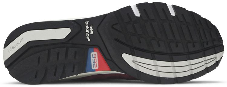 Kith x New Balance 992 Made in USA Kithmas Collection Burgundy Reef