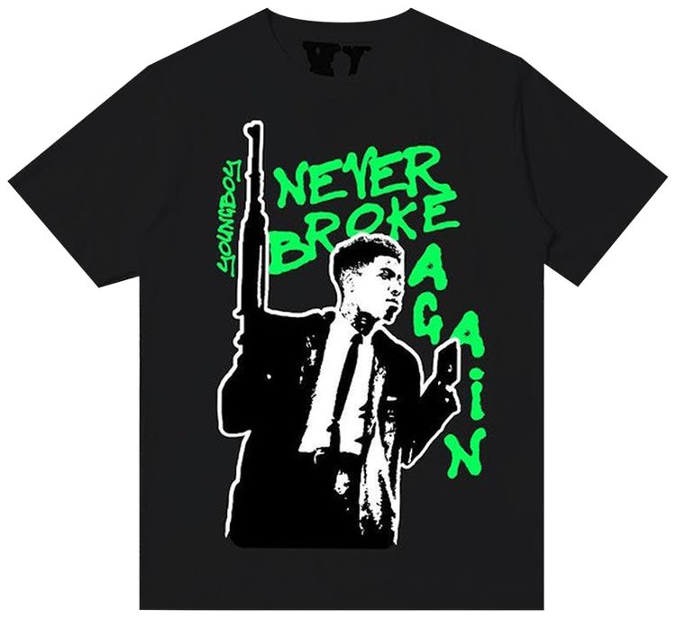 Vlone x NBA YoungBoy My Window Tee Black