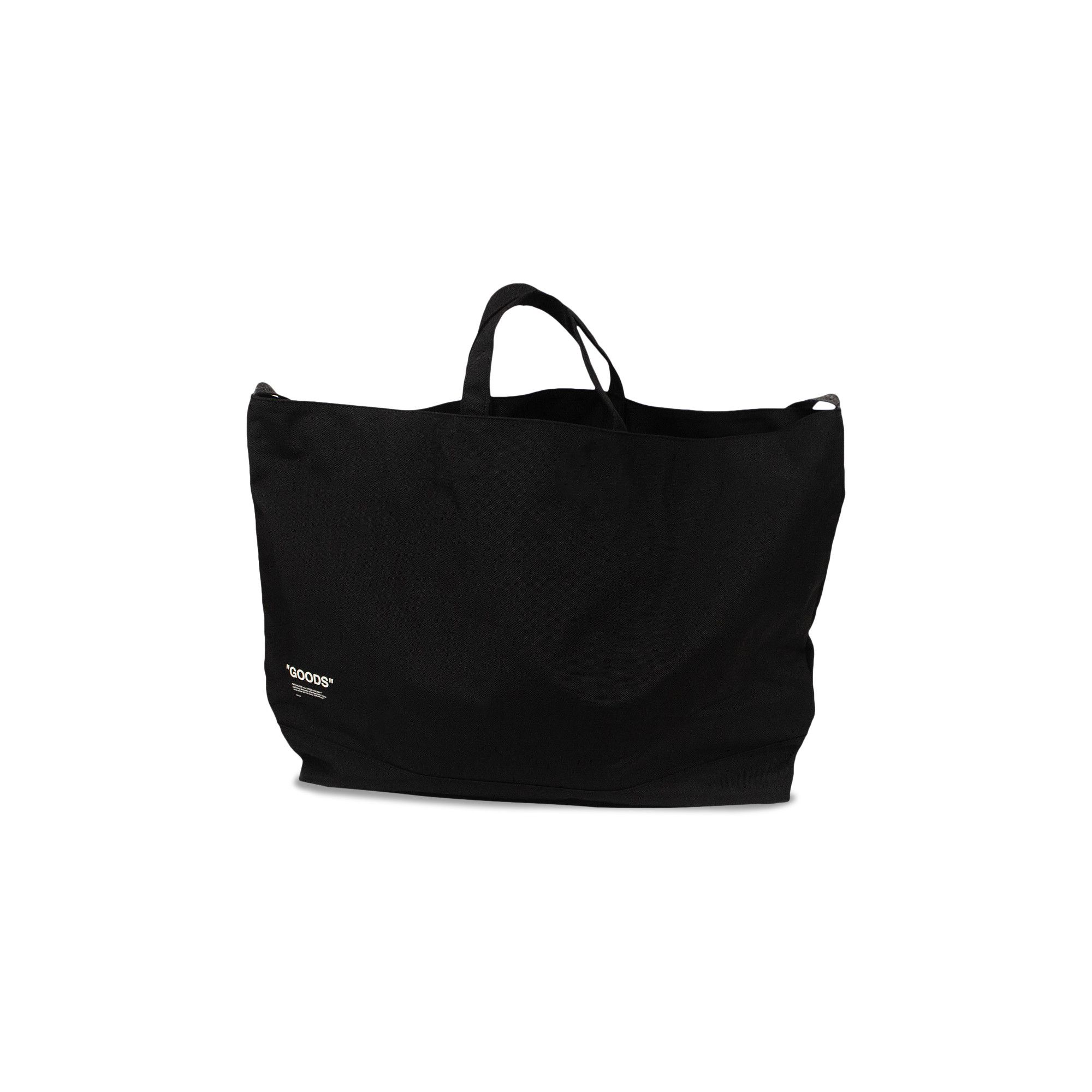 Buy Off-White Goods Tote Bag 'Black' - OMNA054E195210571001