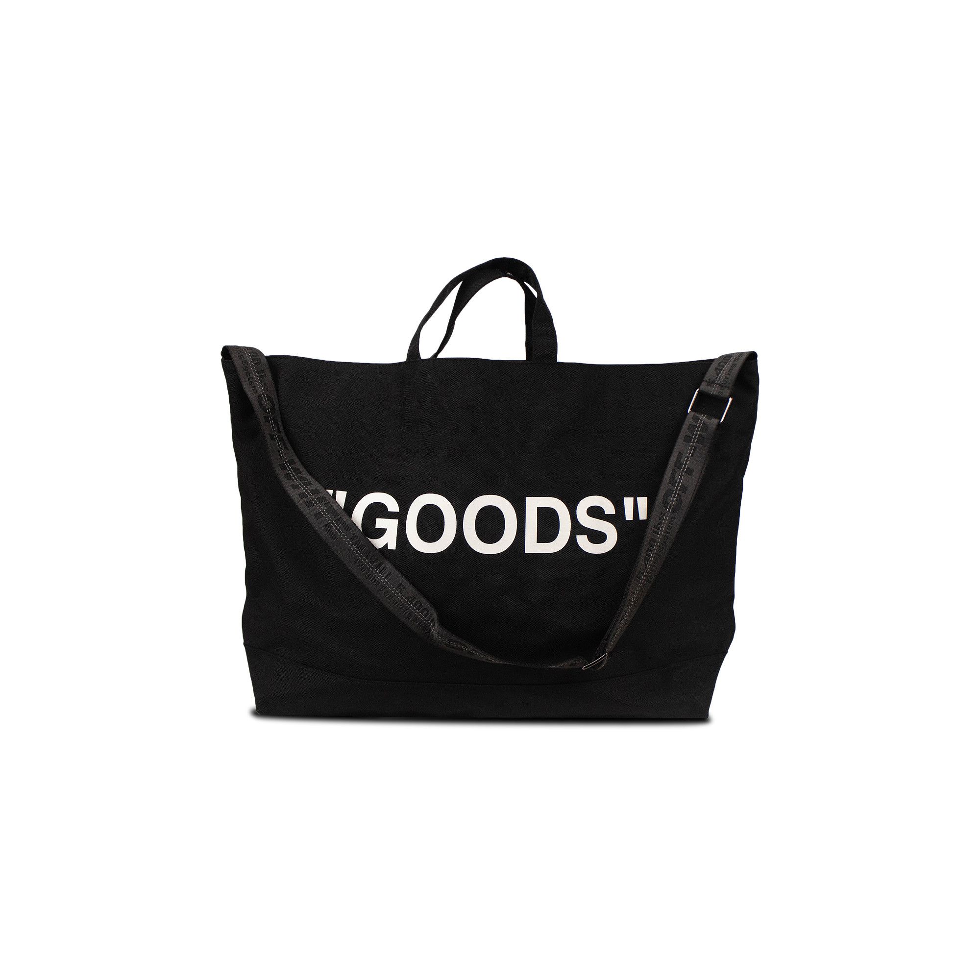 Buy Off White Goods Tote Bag Black OMNA054E195210571001 GOAT