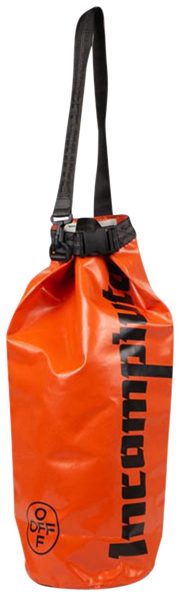 Off White Roll Top Incompiuto Duffel Bag Orange