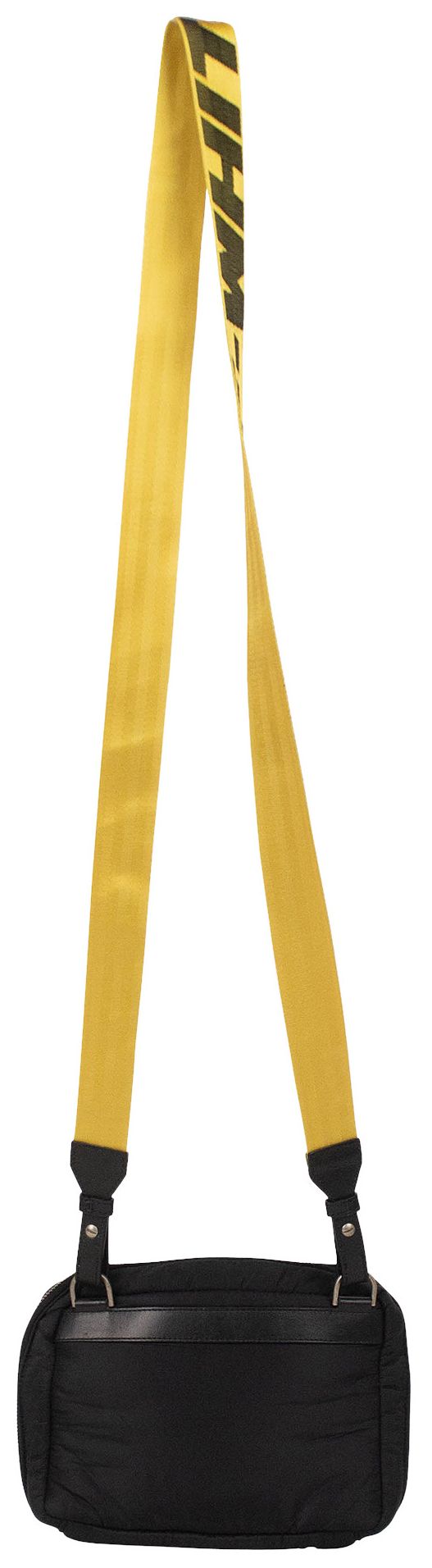 Off White Logo Travel Shoulder Bag Black