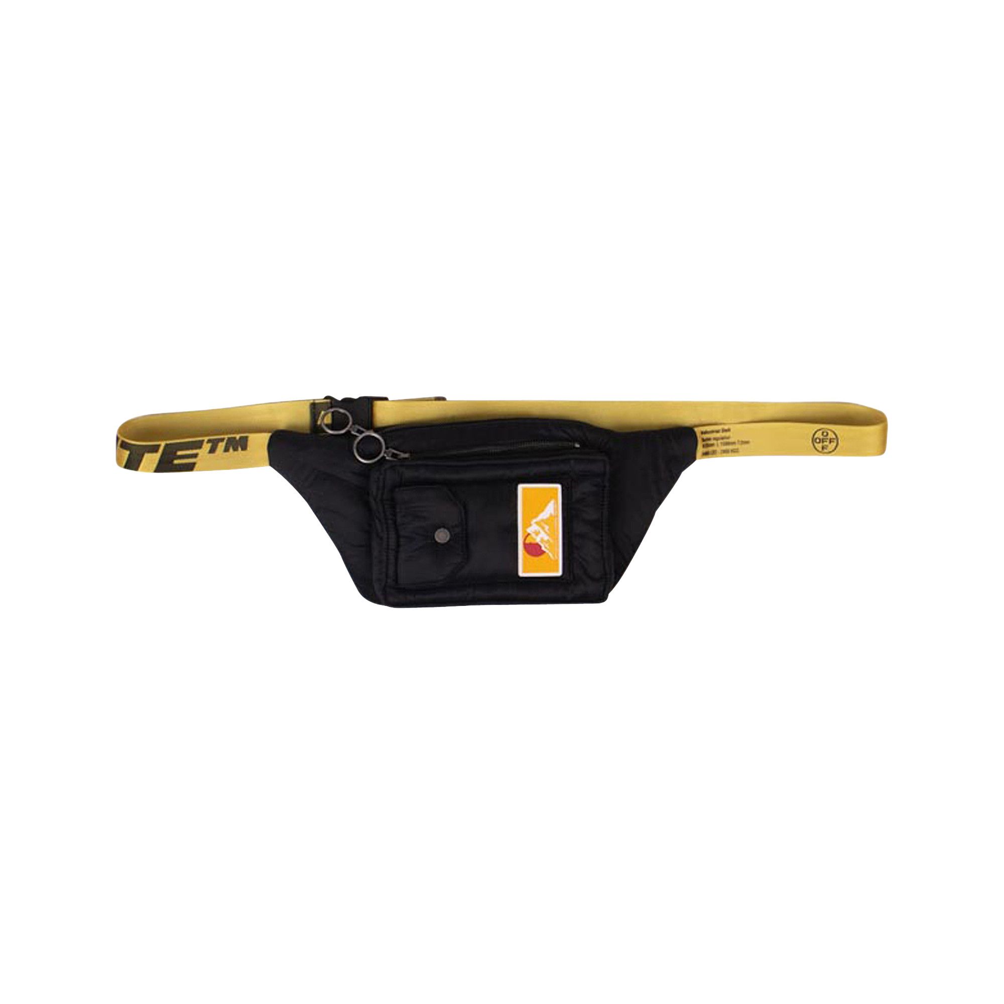 Buy Off White Puffy Industrial Fanny Pack Bag Black OMNA085F19F430021000 GOAT UK