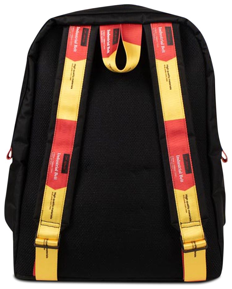 Off White Easy Strap Detail Backpack Black Pink