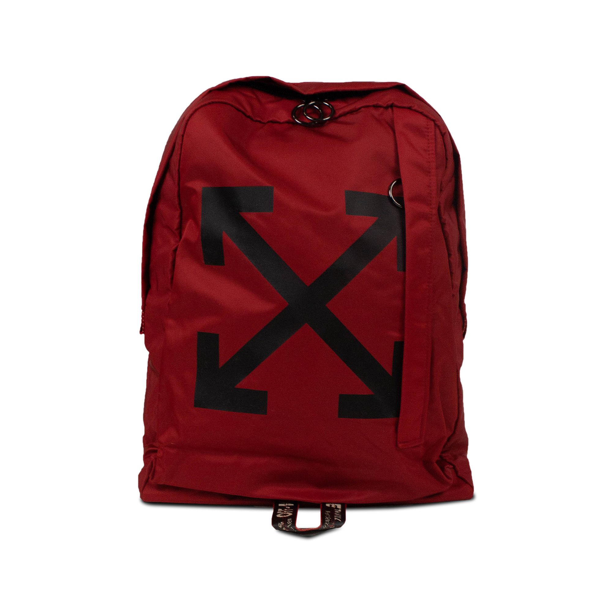Buy Off White Arrows Backpack Red Black OMNB019E19E48024201 GOAT