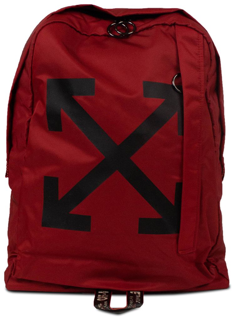 Off White Arrows Backpack Red Black