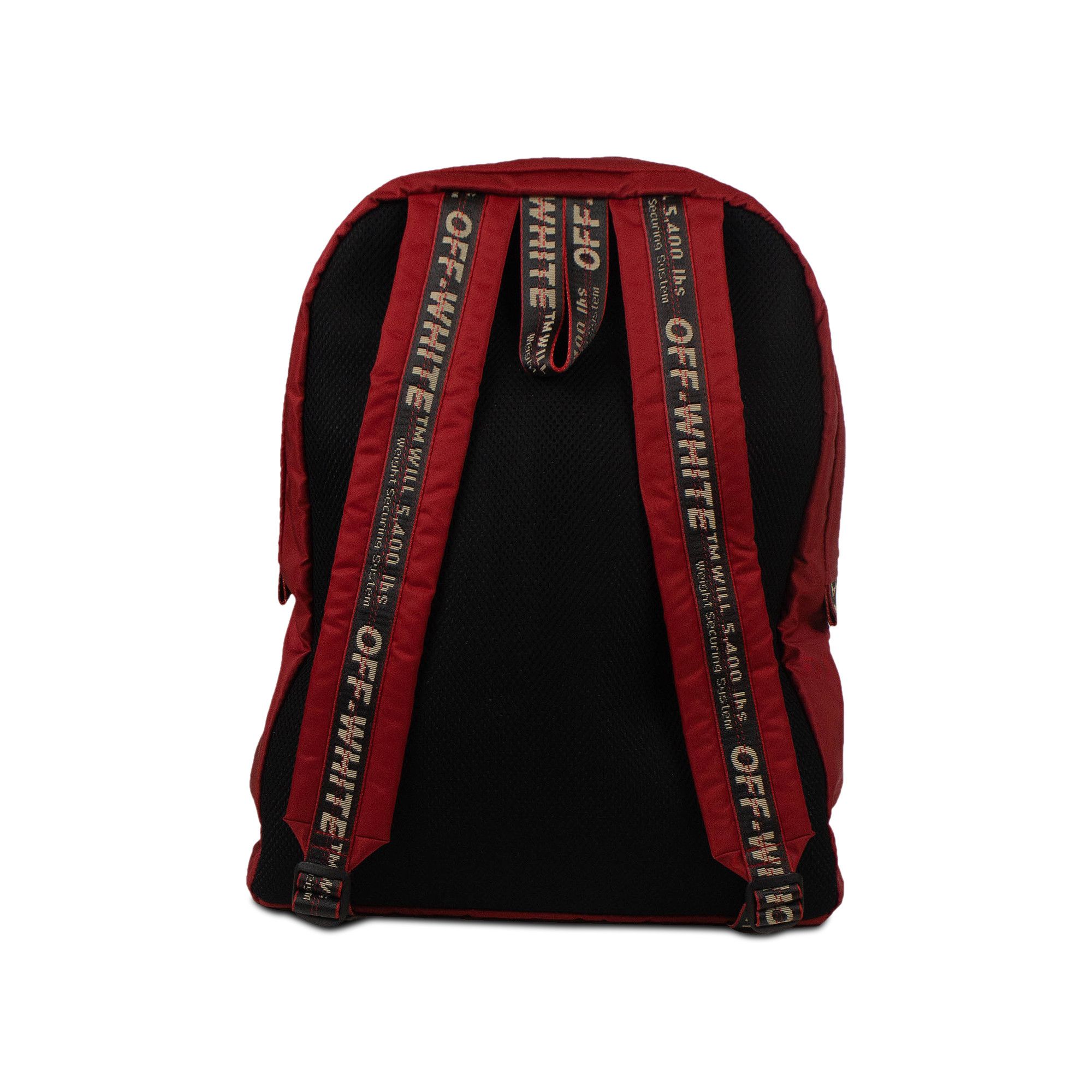Red arrows backpack top