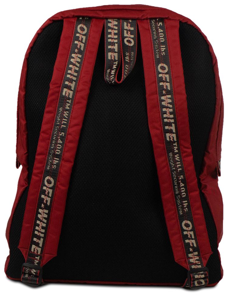 Off White Arrows Backpack Red Black