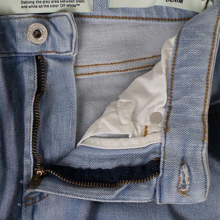 Off White Psychedelic Jeans Blue