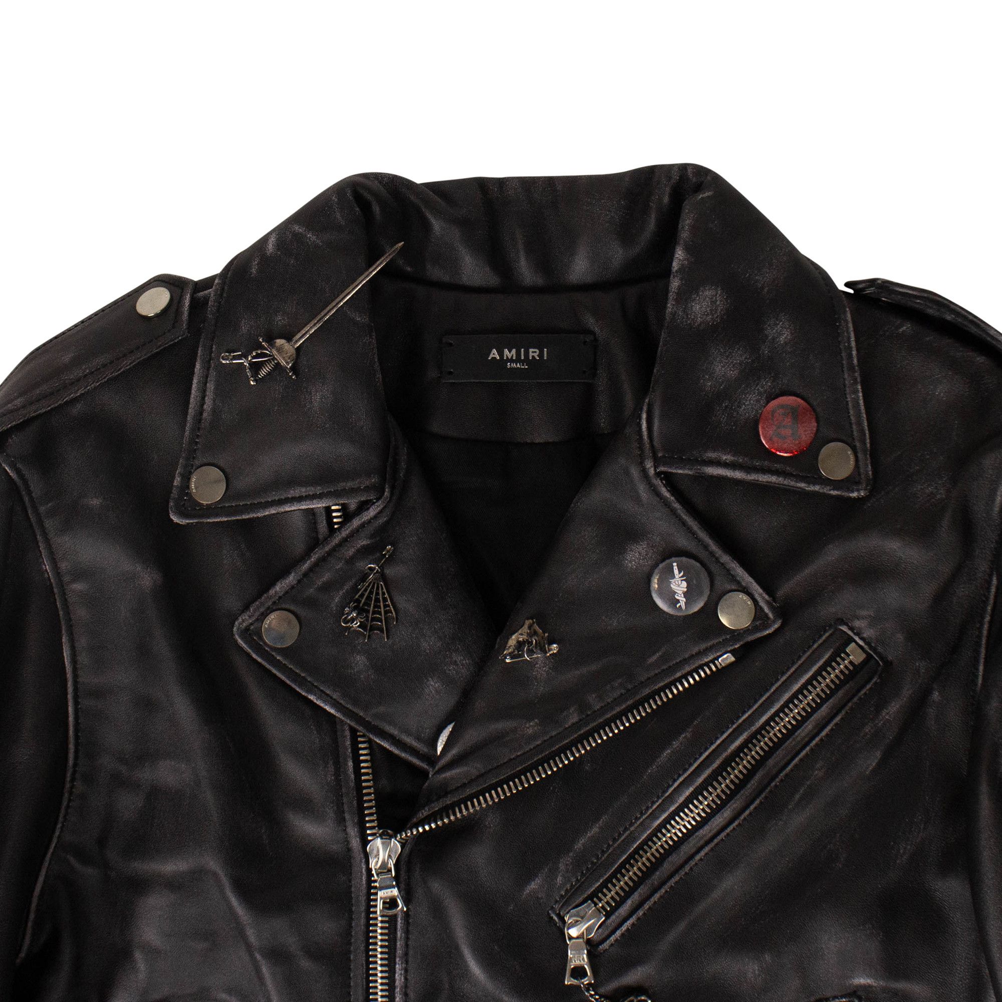Buy Amiri Lost Boys Vintage Biker Jacket 'Black' - MOBIKLBL BLAC