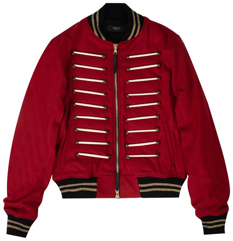 Amiri Forever Wool Bomber Red