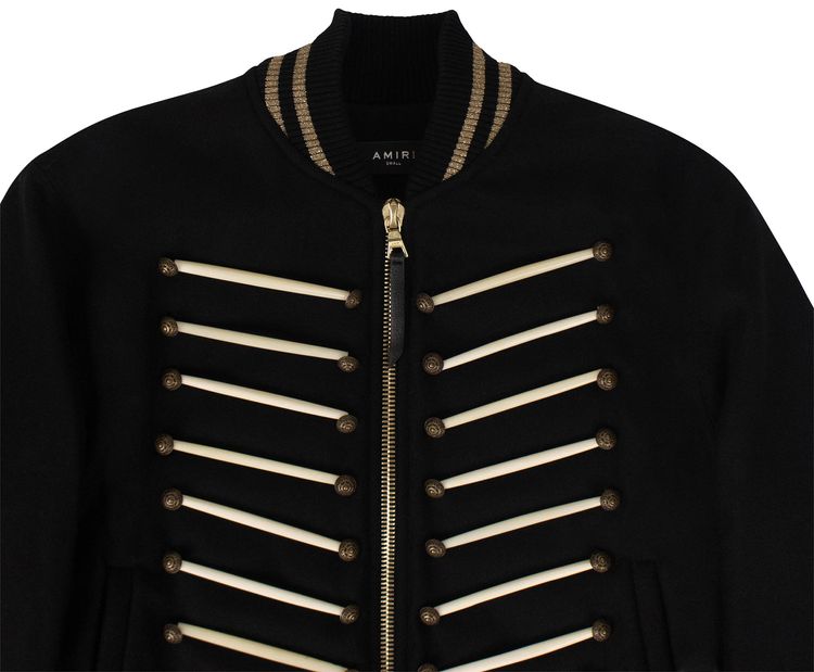 Amiri Forever Wool Bomber Jacket Black