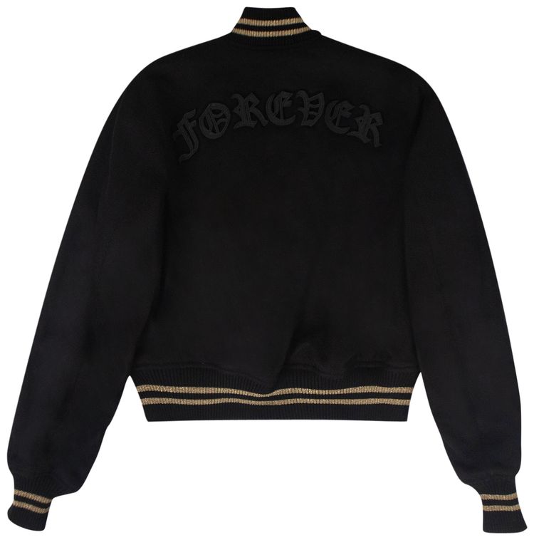 Amiri Forever Wool Bomber Jacket Black
