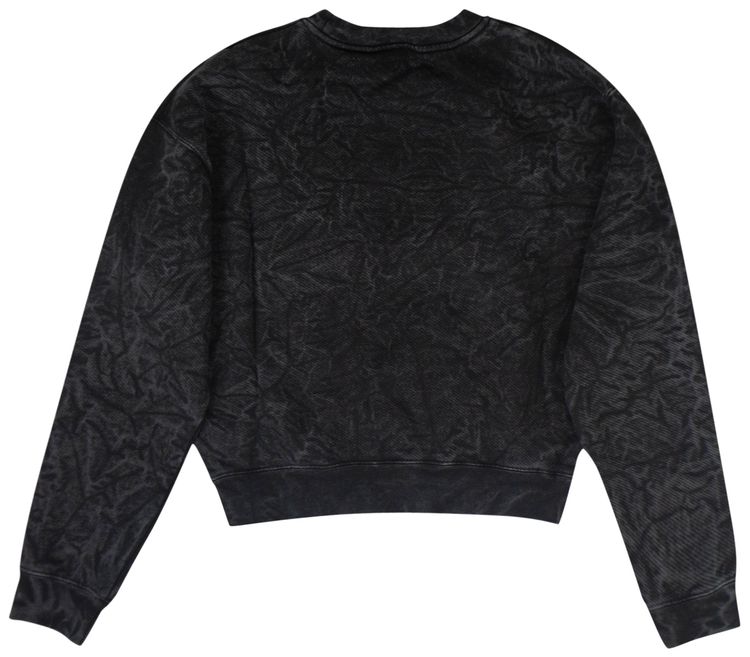 Off White Volume Crewneck Sweatshirt Gray