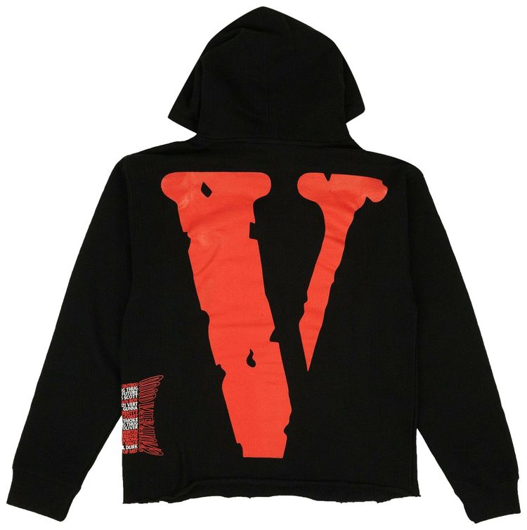 Vlone x Nav Bad Habits Good Intentions Hooded Sweatshirt Black