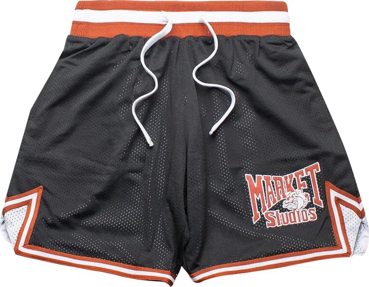 Market Bulldogs Mesh Shorts Black