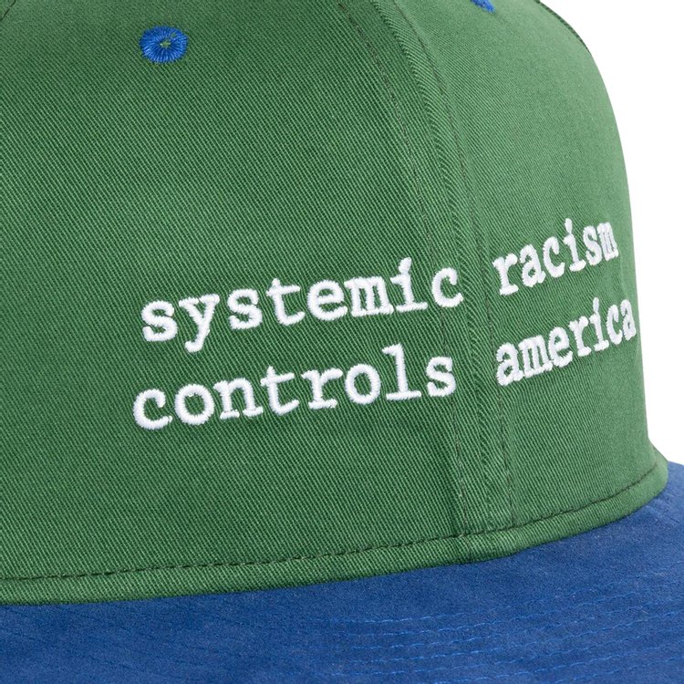 Denim Tears x Arthur Jafa Systemic Racism Controls America Hat Green