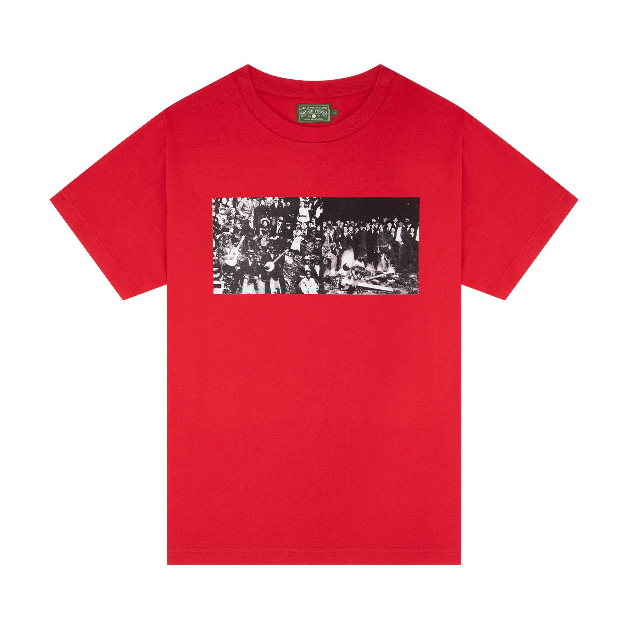 【Denim Tears】ジャファ・エンターテインメント Tシャツ Black Entertainment Tee Heather Grey