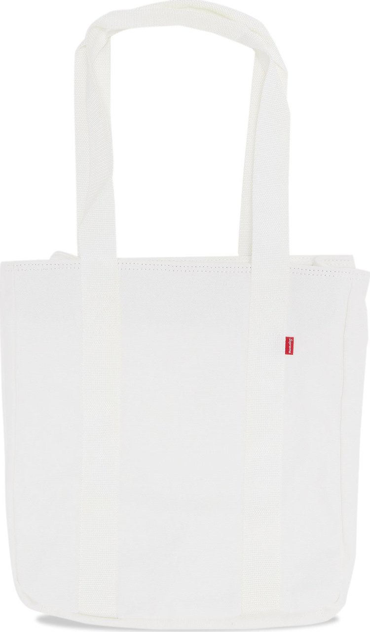 Supreme Canvas Tote White