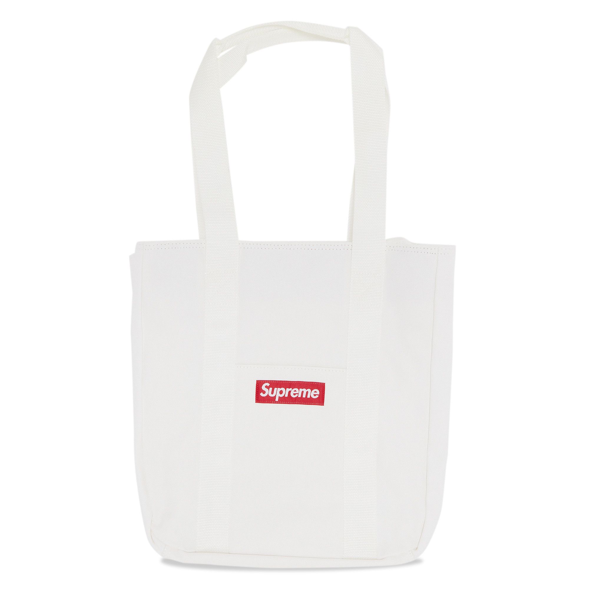 Supreme Canvas Tote White