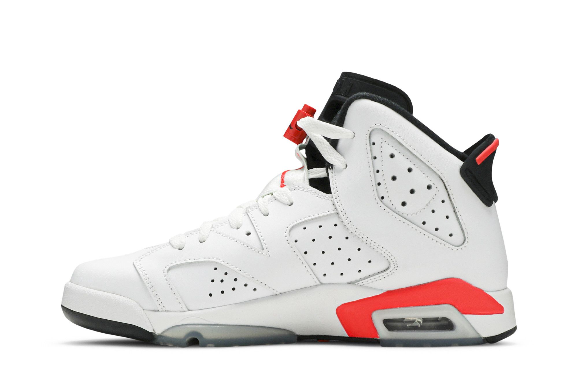 Buy Air Jordan 6 Retro BG White Infrared 2014 384665 123 GOAT