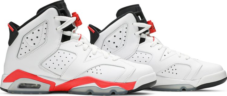 Air Jordan 6 Retro BG White Infrared 2014