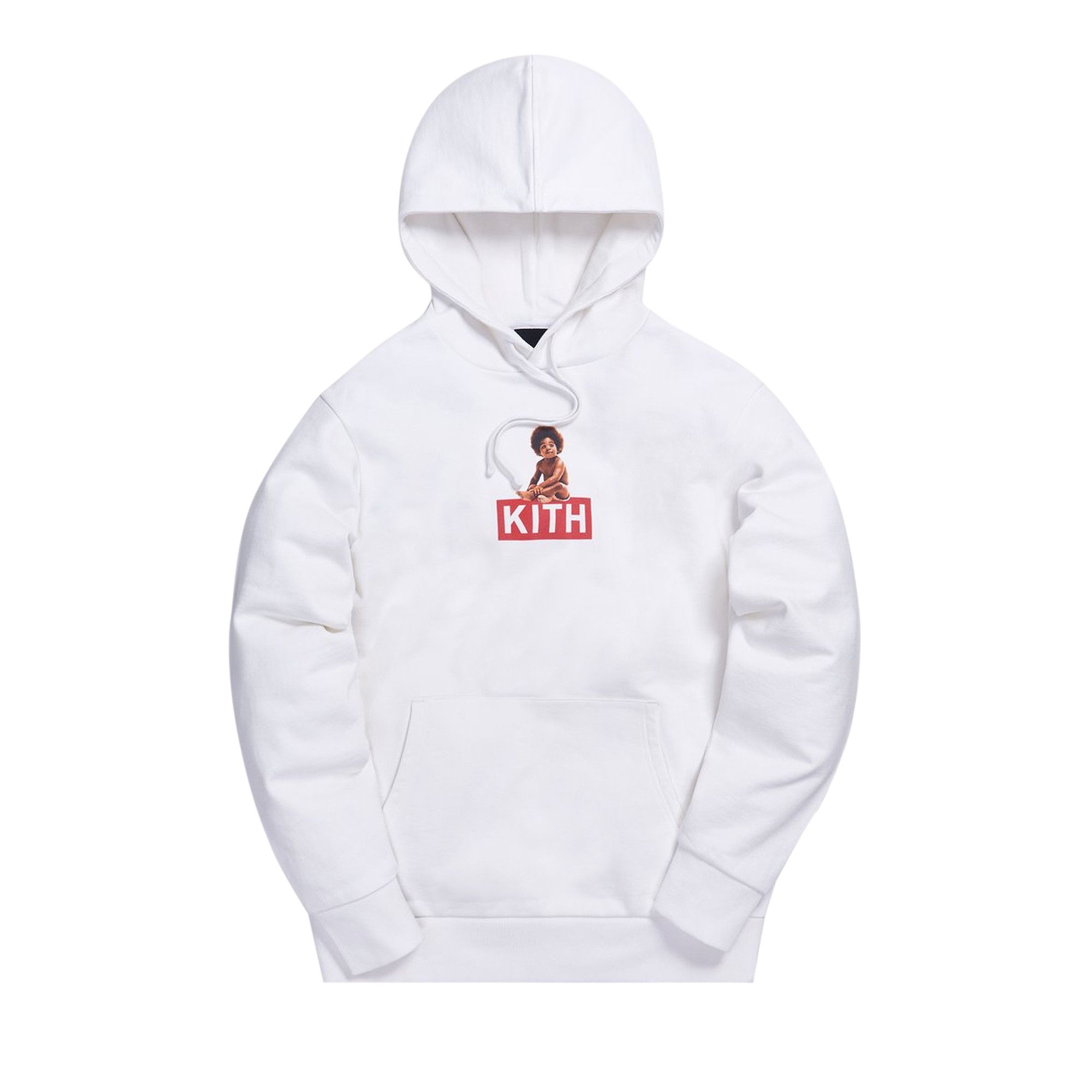 激レア SS20 関税送料込 Kith x Biggie Classic Logo Tee White Kith x Biggie White Logo Printed Cotton Crewneck T-Shirt L