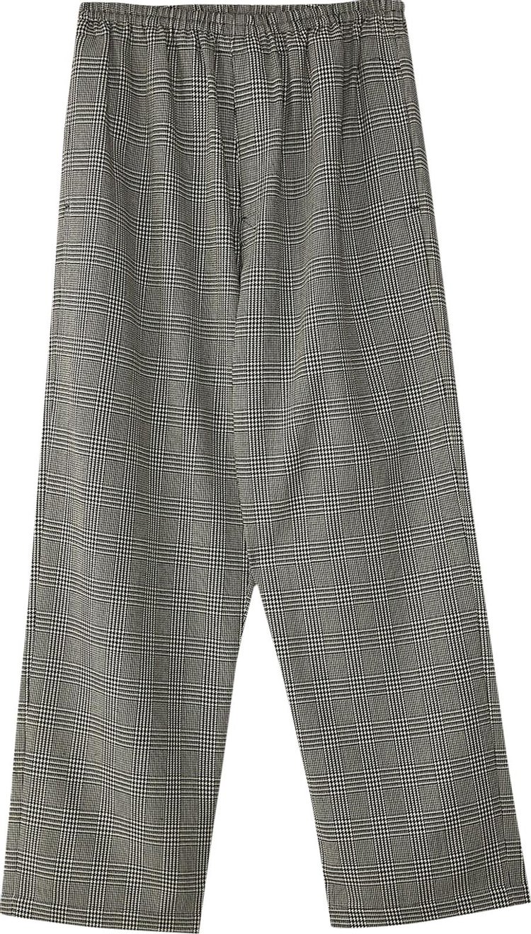 Undercover Throne of Blood Plaid Rolled-Cuff Trousers 'Grey'
