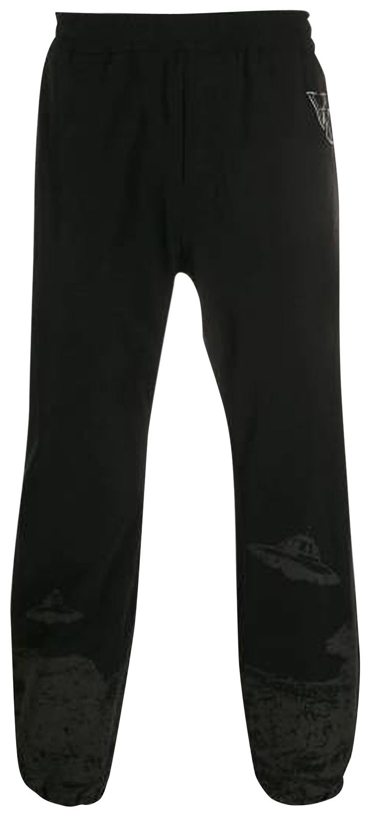Undercover Space Odyssey Waffle Joggers Black