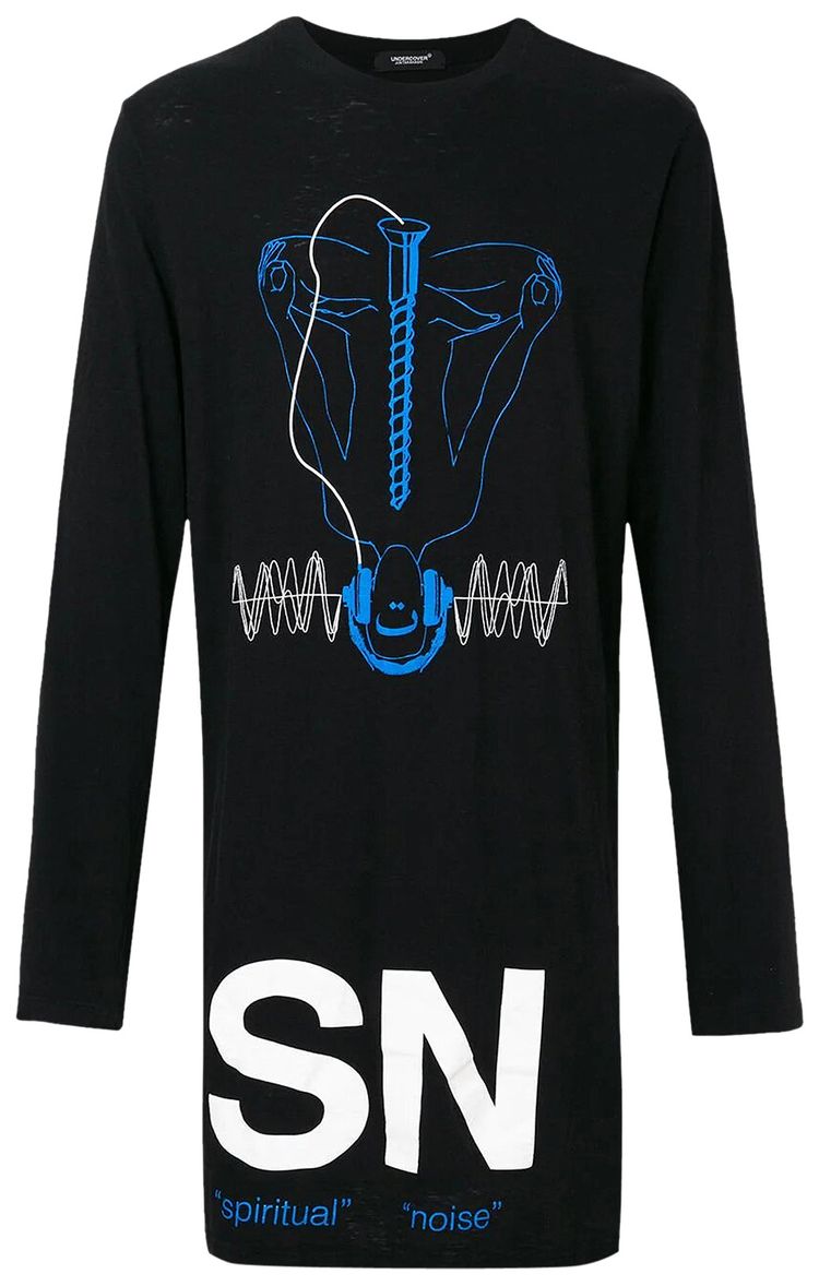 Buy Undercover Spiritual Noise Cotton Jersey Top 