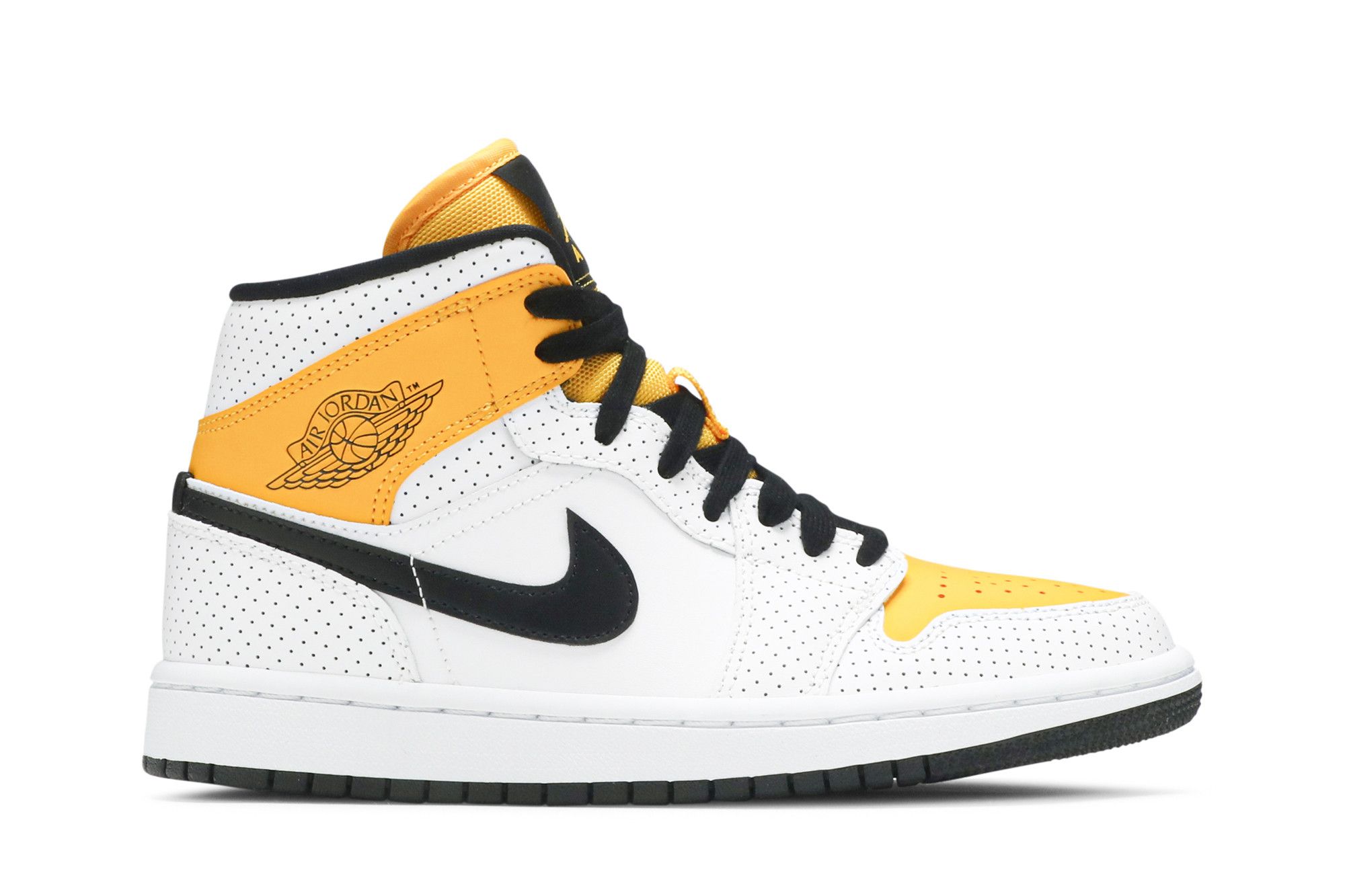 Jordan 1 white perforated 2025